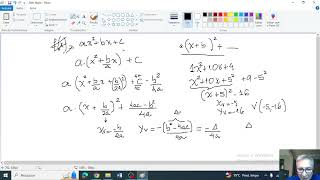 Função quadrática fórmula do vértice Video 4 [upl. by Chrissa]