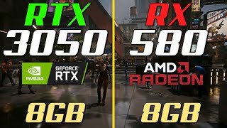 RTX 3050 vs RX 580  in 2022 [upl. by Heather]