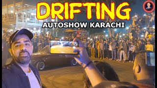 Drifting in PAKWHEELS AUTOSHOW KARACHI 2023 New Year Night [upl. by Ginevra]