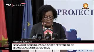 Tribunal Supremo  Sessão de sensibilização sobre prevenção de branqueamento de capitais [upl. by Giovanna12]