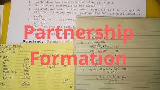 Partnership Formation  A Sole Proprietor and an Individual with No Business Form a Partnership [upl. by Ahsed]