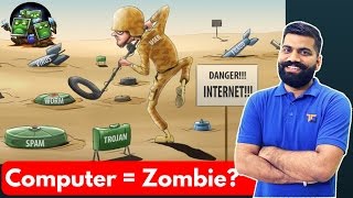 Computer turning Zombies Botnet Explained [upl. by Peugia]