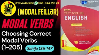 DİM YENİ TEST TOPLUSU 2023 İNGİLİS DİLİ  MODAL VERBS  Choosing Correct Modal Verbs 1205  Feil [upl. by Pietra112]