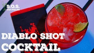 How to make Diablo Shot Cocktail  SOS Cocktails  DiverIdeas [upl. by Letnwahs]