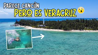 La playa MÁS BONITA de Veracruz 🐠 Tour completo a Isla Lobos ✅ [upl. by Ynnahc]