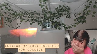 Getting My Sht Together For My Second Semester Of College amp 1st Day VLOG [upl. by Hedges694]