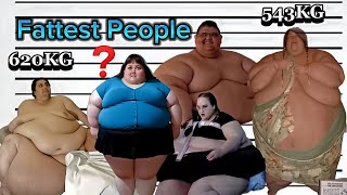 Weight Comparison The Most Overweight People on the World Most Fattest Person Ever [upl. by Yelyk]