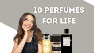 10 PERFUMES FOR LIFE  10 FRAGRANCES FOR LIFE [upl. by Uzial548]