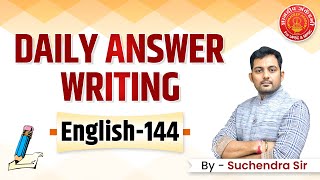 UPSC Answer Writing Que144 IR By Suchendra Sir upscmains answerwriting upscmains [upl. by Yelkcub621]