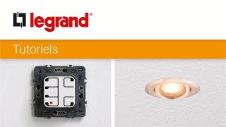 Ecovariateur Legrand  réglage des seuils mini et maxi déclairement du variateur lampes LED [upl. by Hanafee750]