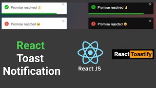 How to Install and Use React Toastify  React Toastify in Hindi in 2022 [upl. by Anneres]