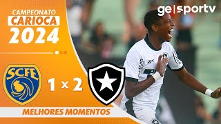 SAMPAIO CORRÊARJ 1 X 2 BOTAFOGO  MELHORES MOMENTOS  SEMIFINAL DA TAÇA RIO 2024  geglobo [upl. by Willmert]