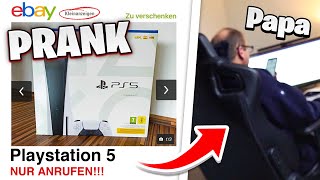 PS5 auf EBAY VERKAUFEN Prank an meinen PAPA er wird angerufen 🤣 [upl. by Yekim]