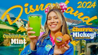 Disneyland NEW Churro Mickey Cream Puff amp Spring Time Food  New Pixar Fest Merch [upl. by Viridi706]