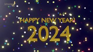 Happy New Year 2024 Song Wishes  New Year Animation [upl. by Earaj]