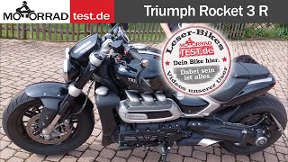 Triumph Rocket 3 R  LeserBikeVideo von Achim [upl. by Rutherfurd697]