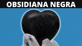 OBSIDIANA NEGRA SIGNIFICADO BENEFICIOS Y PROPIEDADES 🖤 [upl. by Asilanom]