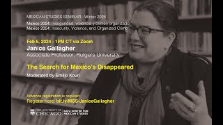 Janice Gallagher  The Search for Mexicos Disappeared [upl. by Rita742]