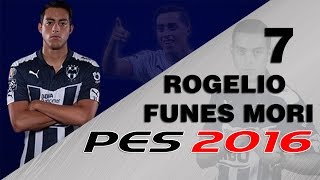 Rogelio Funes Mori  Monterrey FC Face  Stats PES 2016 PcPs4Ps3XoneX360 [upl. by Chester]