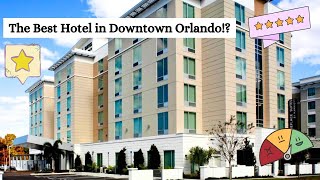 TownPlace Suites Orlando Downtown  1 Bedroom Suite Room and Hotel Tour [upl. by Ahsikad]