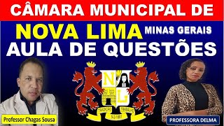 25 QUESTÕES PARA CÂMARA MUNICIPAL DE NOVA LIMAMGProfessores Delma e Chagas [upl. by Maryl]