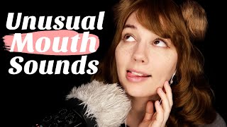 ASMR UNUSUAL MOUTH SOUNDS KISS SOUNDS LIP SMACKING TONGUE FLUTTERS TONGUE CLICKING [upl. by Torrell]