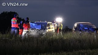 22052018  VN24  Frontalzusammenstoß auf B54 zwischen Werne und Herbern  3 RTH im Einsatz [upl. by Einafats]