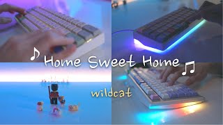 Home Sweet Home♪ by wildcat Music video with keyboards [upl. by Anib]