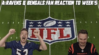 A Bengals amp Ravens Fan Reaction to NFL Week 5 [upl. by Sekofski605]