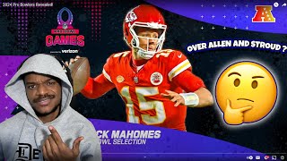 Reacting To 2024 Pro Bowl Selections Revealed [upl. by Arihsat657]