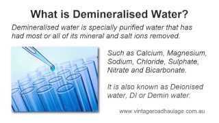 What is Demineralised Water Is it Different to Distilled Water [upl. by Meyers]