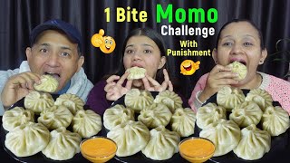 1 BITE BIG MOMO EATING CHALLENGE BudaBudiVlogs [upl. by Adnahsat]