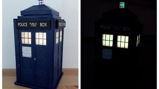 DIY Tardis lamp Doctor Who [upl. by Aihseyt937]