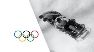 Classic Bobsleigh Action  Lake Placid 1932 Winter Olympics [upl. by Ylehsa]