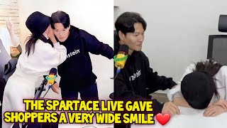 The Spartace Live was so cute and gave a wide smile to Spartacers SA moments live [upl. by Abbottson]