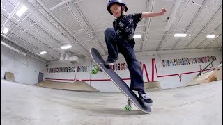 5 Year Old Skater LANDS HIS FIRST OLLIE EVER [upl. by Galen]