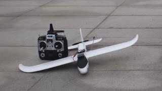 Lanyu Firstar Pro FPV Glider FPV with Walkera Devo F7 System [upl. by Adekan484]