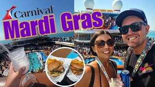 EMBARKATION DAY  Carnival Mardi Gras Cruise  Sail Away Party  Cabin Tour  April 2024 [upl. by Llen]