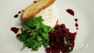 How To Make A Goats Cheese Mousse With Pickled Beetroot Salad Simply Gourmet [upl. by Snashall649]