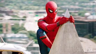 Rescuing MJs Friends at the Washington Monument  SpiderMan Homecoming  Clip [upl. by Yecac]