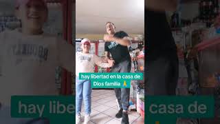 hay libertad en la casa de Dios familia Anthony Zamora con su hija shortvideo [upl. by Heffron]