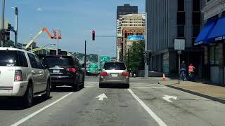 Driving through Downtown Pittsburgh PA northbound [upl. by Llirrem]