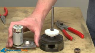 How to Replace the Spindle Shaft Assembly on a Black and Decker CST1200 String Trimmer 90522788SV [upl. by Auqinom]