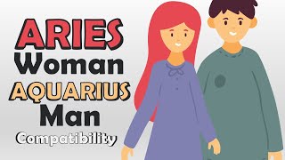 Aries Woman and Aquarius Man Compatibility [upl. by Aikat]