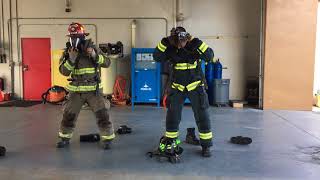 FIRE CAPTAIN VS ROOKIE FIREFIGHTER DON GEAR [upl. by Pigeon]