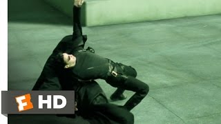 Rooftop Showdown  The Matrix 79 Movie CLIP 1999 HD [upl. by Retlaw]