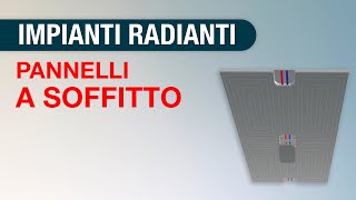 Soffitto radiante per riscaldamento e raffrescamento [upl. by Ymmac]