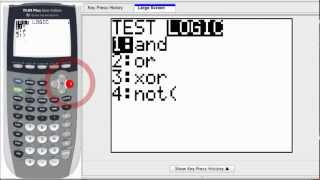 Graphing Calculator  Boolean Logic Intro [upl. by Llenol]