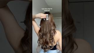 Claw Clip Hairstyle For Long Hair updohairstyle clawcliphairstyle easyhairstyle hairhack short [upl. by Nohshan796]