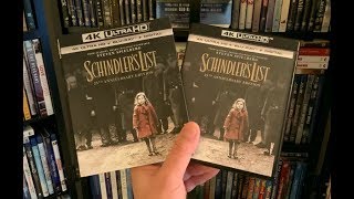 Schindlers List 4K BLU RAY REVIEW  Unboxing [upl. by Hyozo]